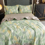 Комплект постельного белья Сатин с Одеялом 100% хлопок OB147