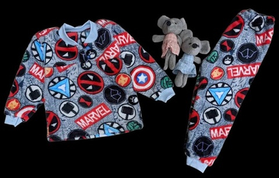 Костюм для дому та сну (піжама): реглан, штани, набивна махра ТМ "Ua"