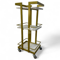 Косметологічний візок Mark 07 Gold ДСП