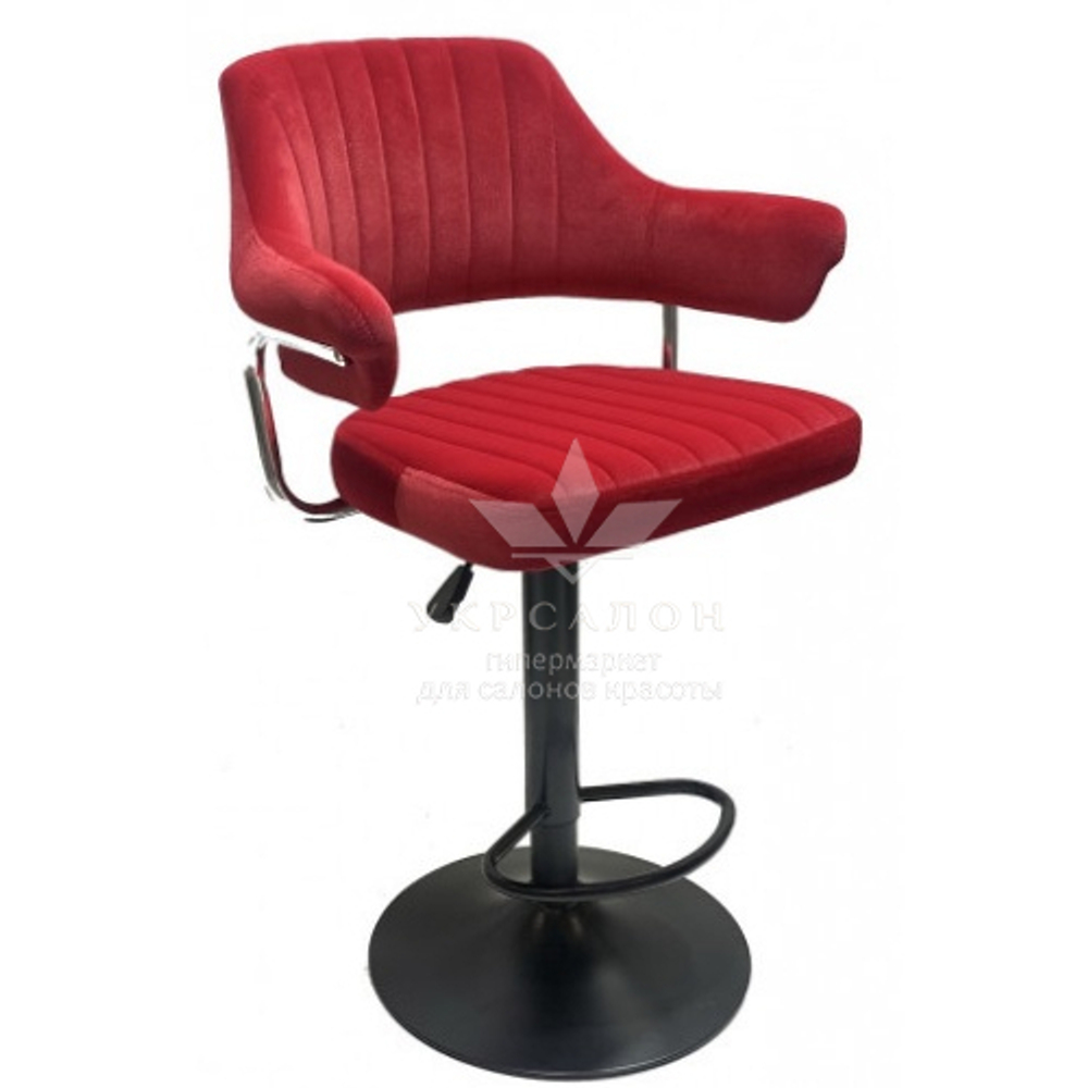 Стілець для візажу Jef velor black