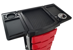 Парикмахерская тележка Pomocnik DUO Red