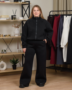 Брюки палаццо жіночі чорного кольору (арт. 2852500301)