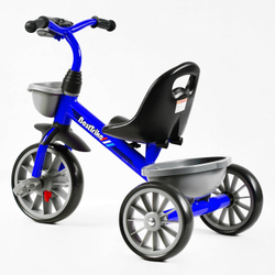 Дитячий триколісний велосипед без ручки Best Trike BS з кошиками та фарою