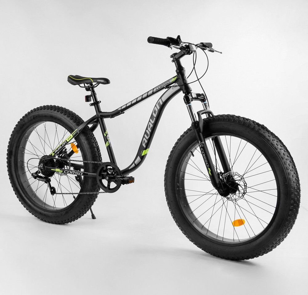 Велосипед горный алюминиевый фэтбайк CORSO «Avalon» 26 дюймов