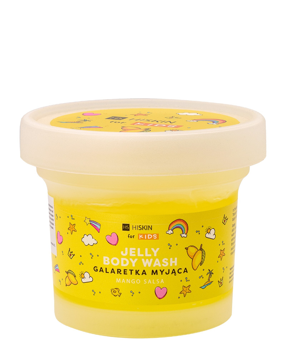 Слайм (желе) для душу HiSkin Kids Jelly з ароматом манго 150 мл (5905359804802)