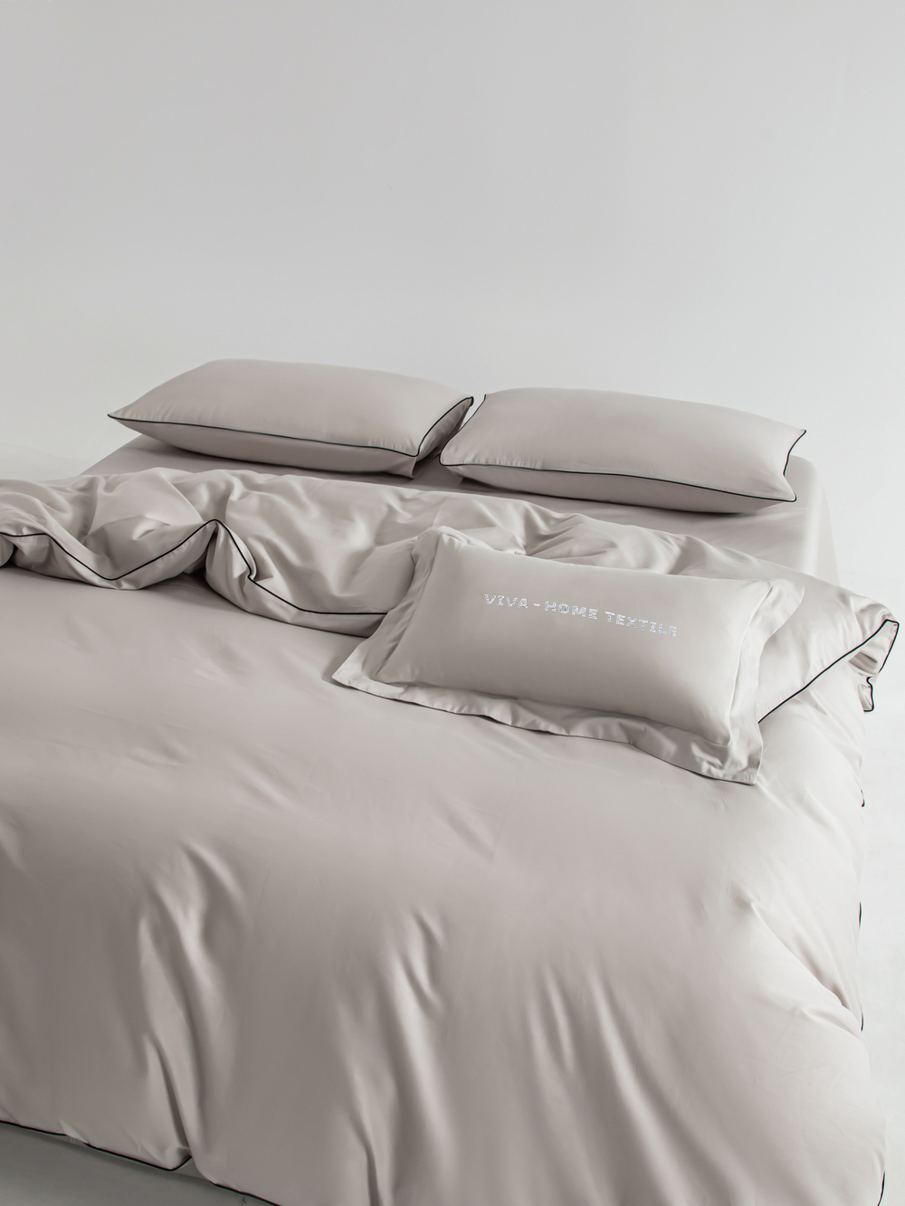 Комплект постельного белья Однотонный Сатин Элитный OCE002
