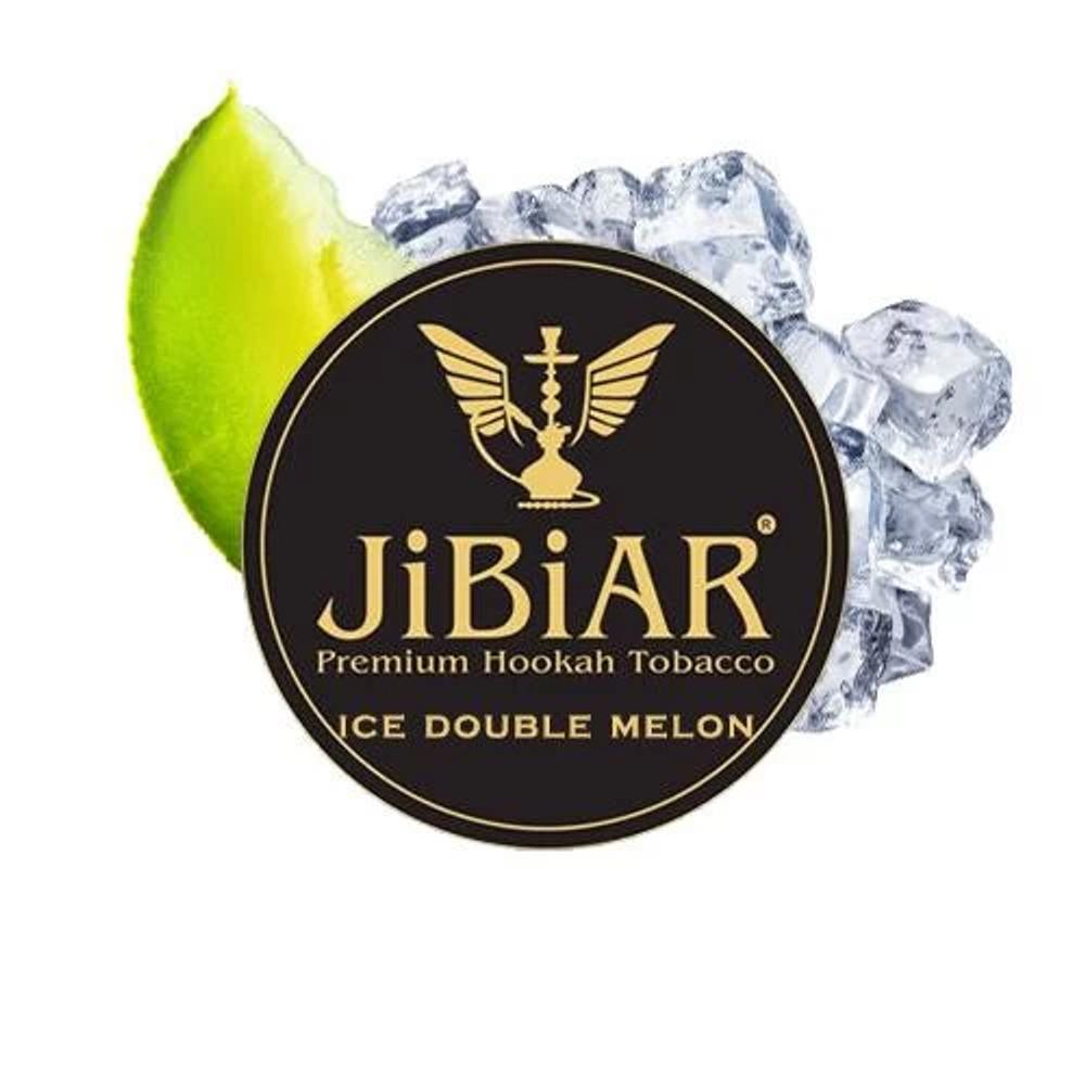 Табак Jibiar Ice Double Melon (Джибиар Лед Двойная Дыня) 250г (Изготовлен в 2019)