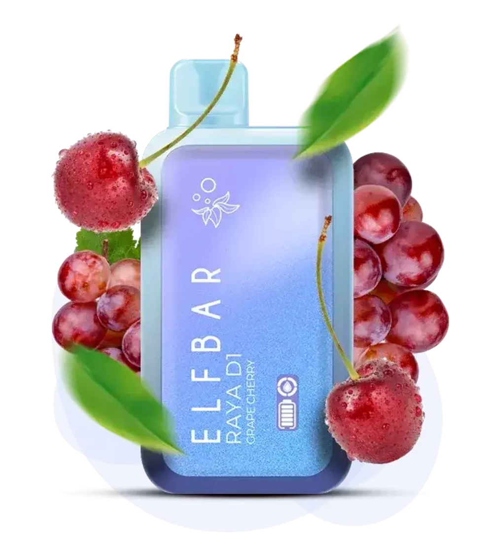 ELF BAR RAYA D1 - Grape Cherry (5% nic)