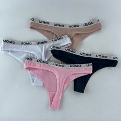 Гладенькі стрінги з написом