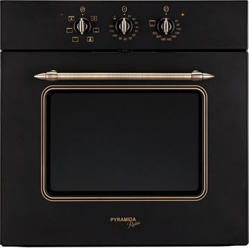 Духова шафа електрична PYRAMIDA F 64 ER BLACK RUSTICO