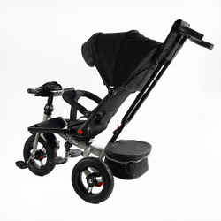 Дитячий триколісний велосипед Best Trike 6088 F надувні/фара, з USB, пультом, батьківською ручкою