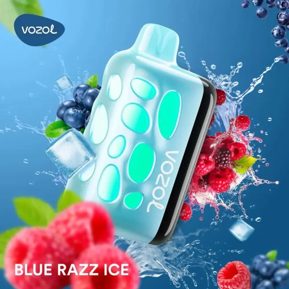 Vozol RAVE 50000 - Blue Razz Ice (5% nic)