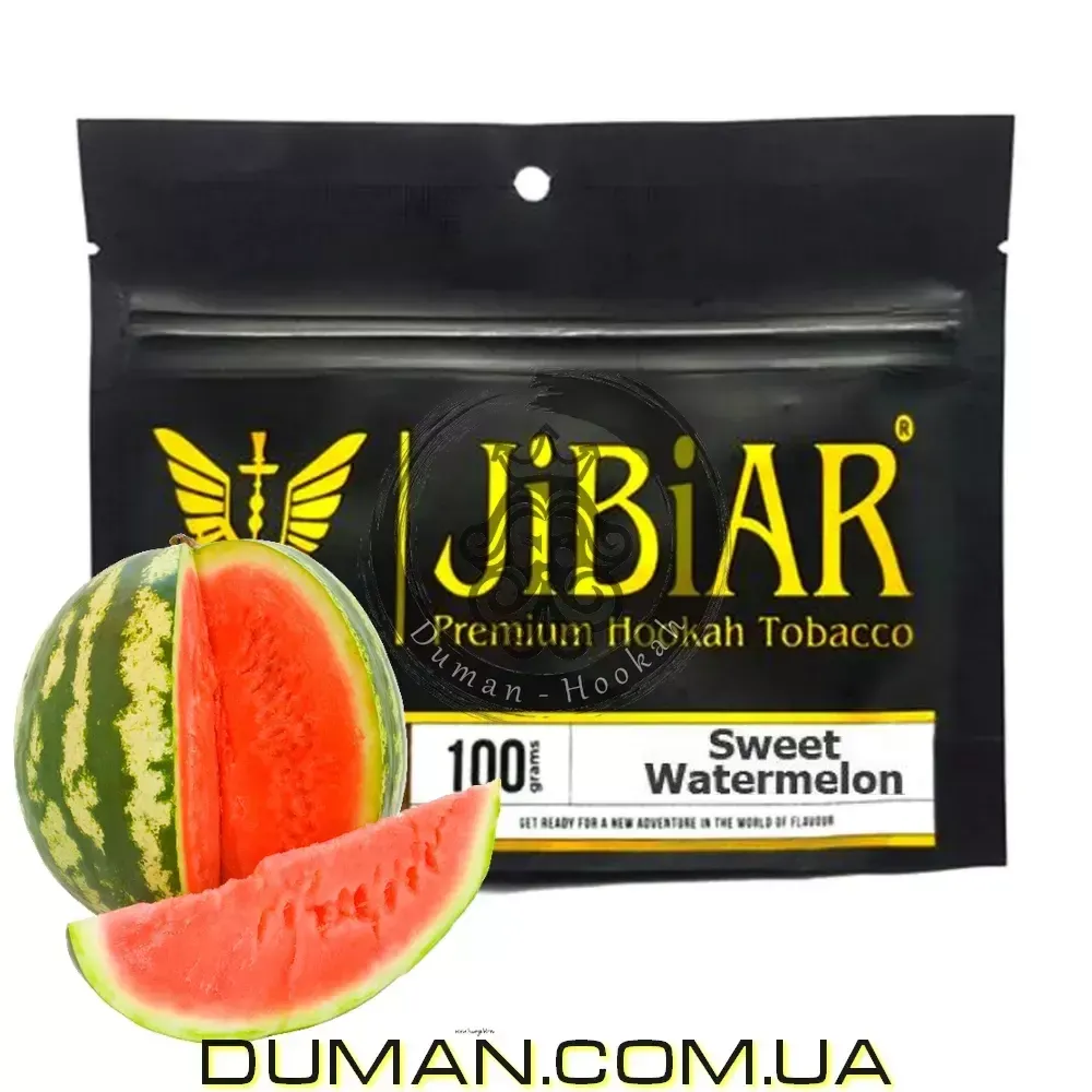 JiBiAR Sweet Watermelon (Джибиар Сладкий Арбуз) 100g | Срок годности. УЦЕНКА