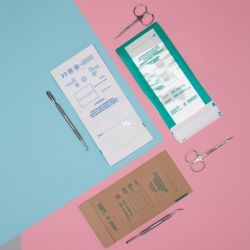 Набір пакетів з прозорою стороною 100 * 200мм