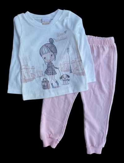 Костюм 2в1: реглан, штани "Winter Wonderland", двунитка, бавовна ТМ "Moonstar"