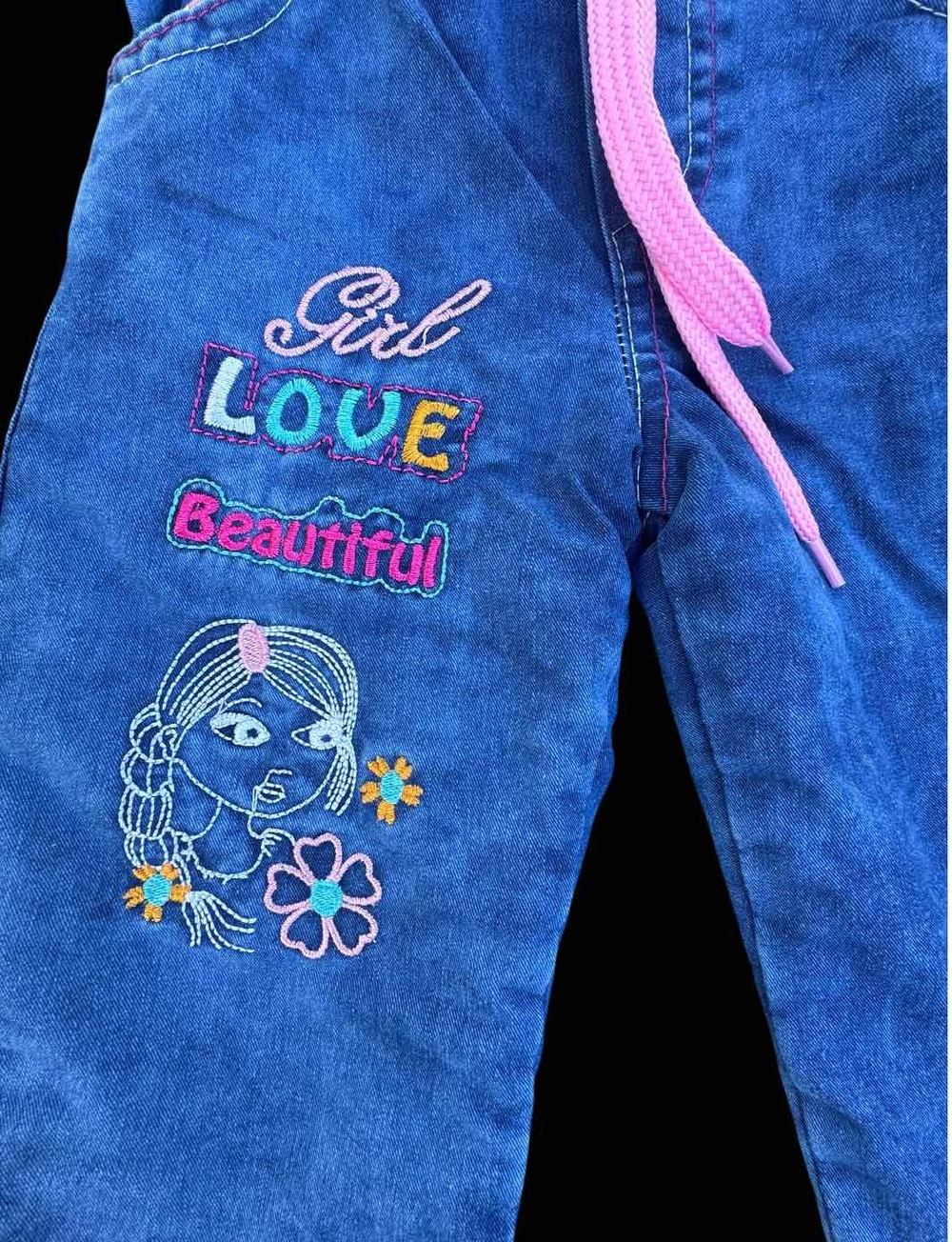 Джинси "Love the music", джинс на махрі ТМ "TAY kids"