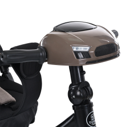 Дитячий триколісний велосипед Turbo Trike MT 1007 гумові колеса