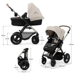 Универсальная коляска 3 в 1 Kinderkraft Moov 2 Air