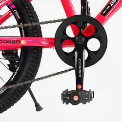 Детский спортивный велосипед 20 дюймов Corso Spirit, оборудование Shimano