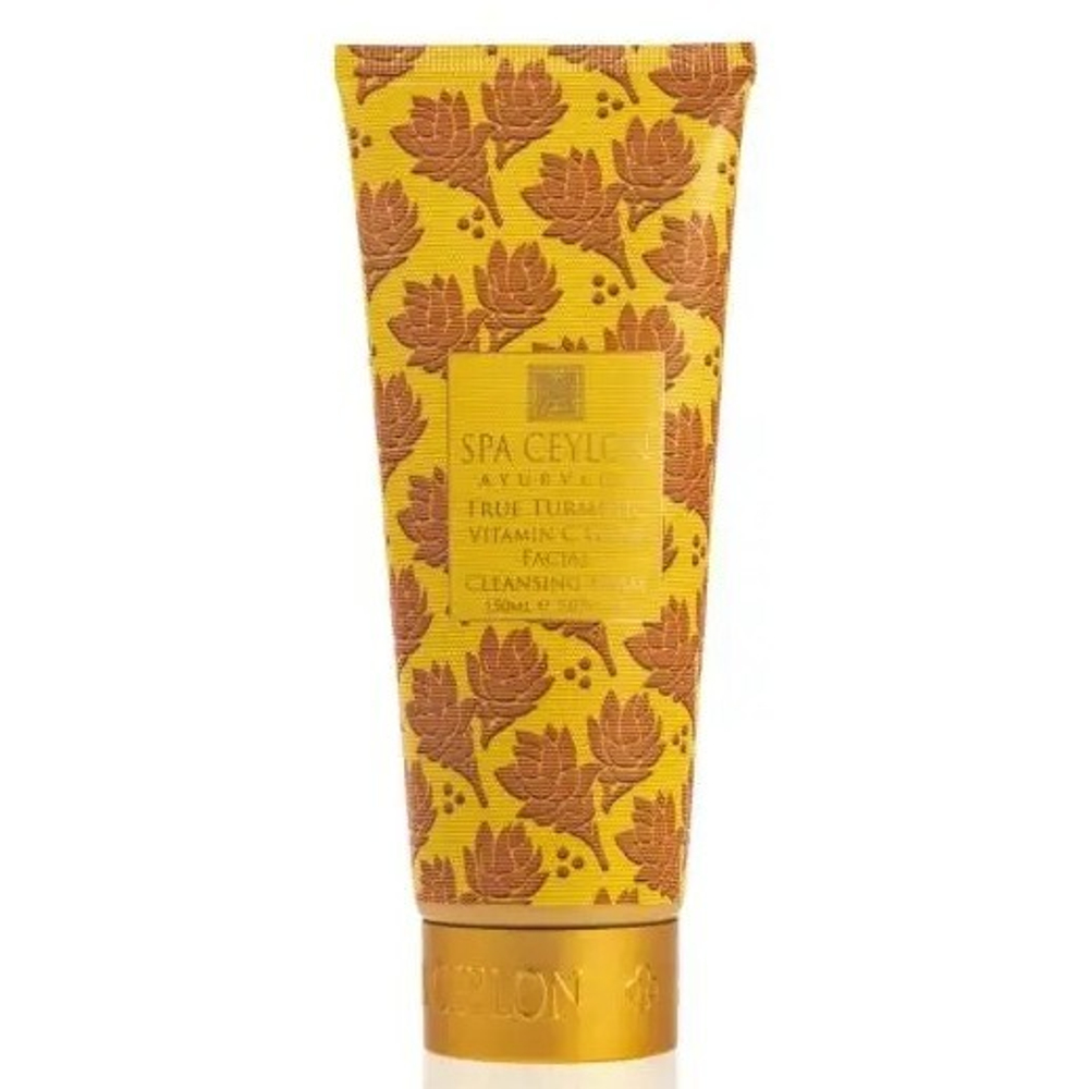 Пенка очищающая для нормальной и жирной кожи Куркума и витамин С, 150 мл, SPA Ceylon