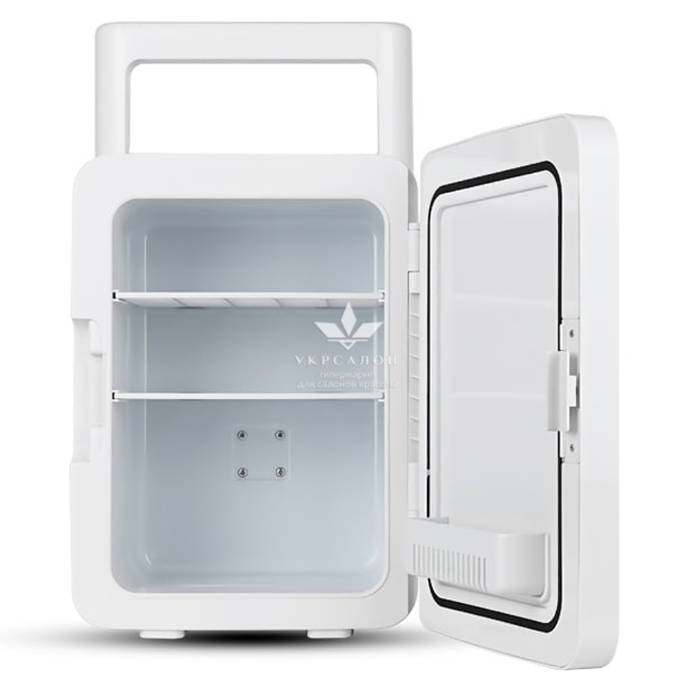 Мини холодильник для косметики, зеркальный, 2 в 1 "Охлаждение + Нагрев", 10л