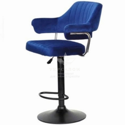 Стілець для візажу Jef velor black