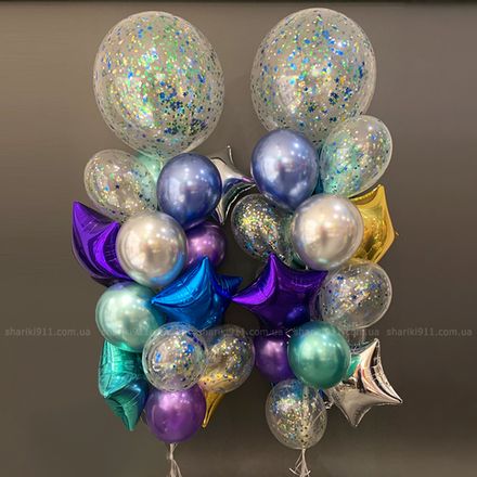 Воздушные шарики на день рождения Космос