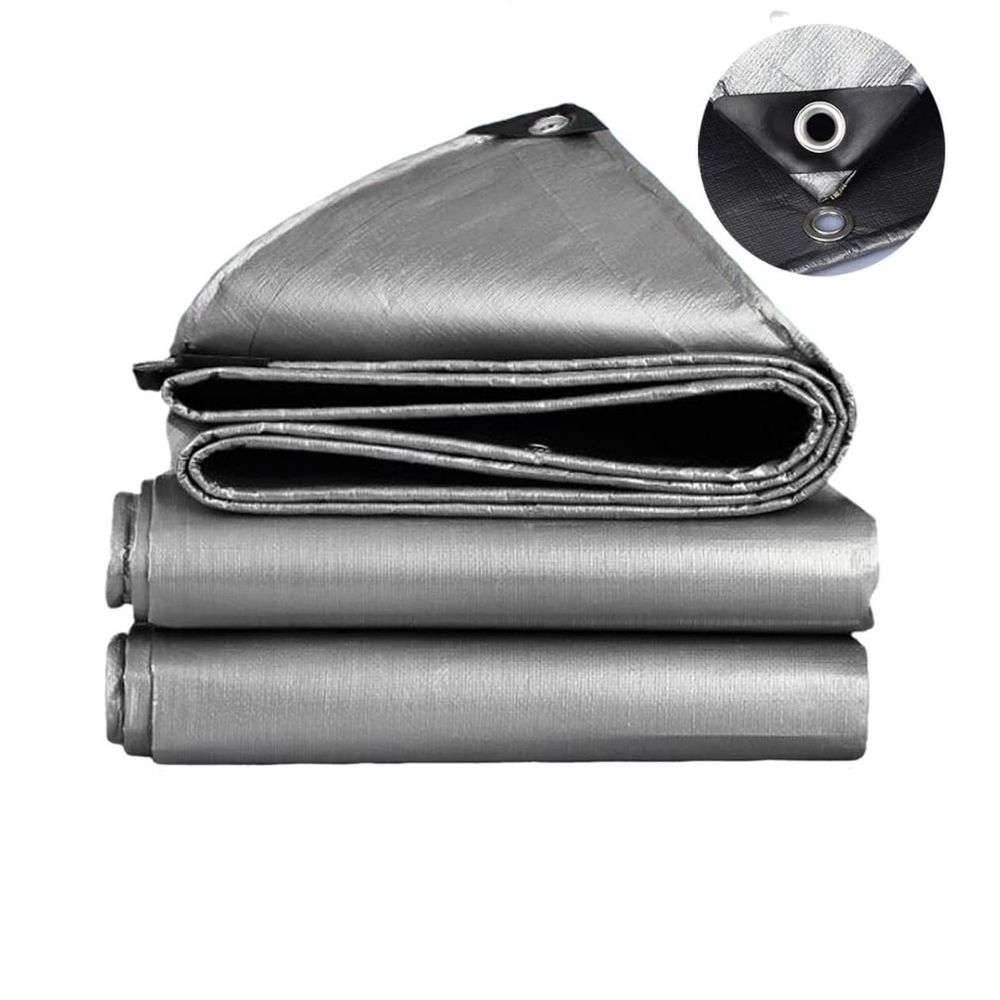 Тент от дождя и снега 2х3 "PLANDEKA" 100г./м2 (серый) тарпаулиновый