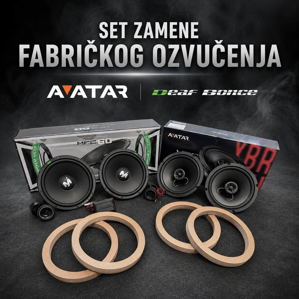 Komplet zamene fabričkog ozvučenja #1