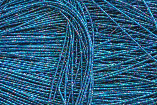 Канітель пружна срібло/синій 1,6 мм