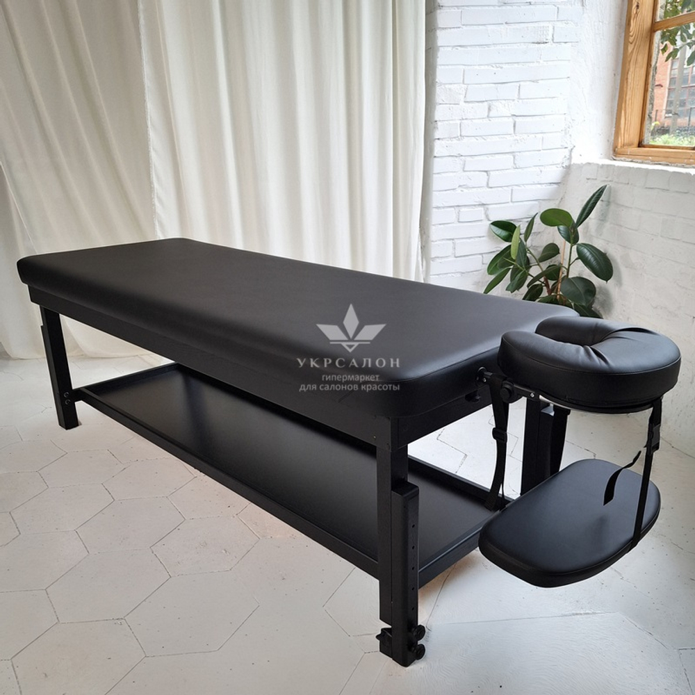 Стационарный массажный стол KP-9 Black