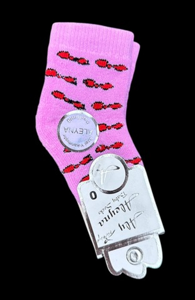 Шкарпетки "Бантики", махра ТМ "Aleyna" (0-6 міс)