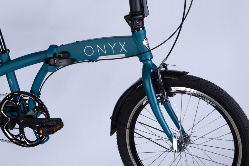 Велосипед складний алюмінієвий 20 дюймів Dorozhnik Onyx PH 2025, з багажником, рама 10.5"