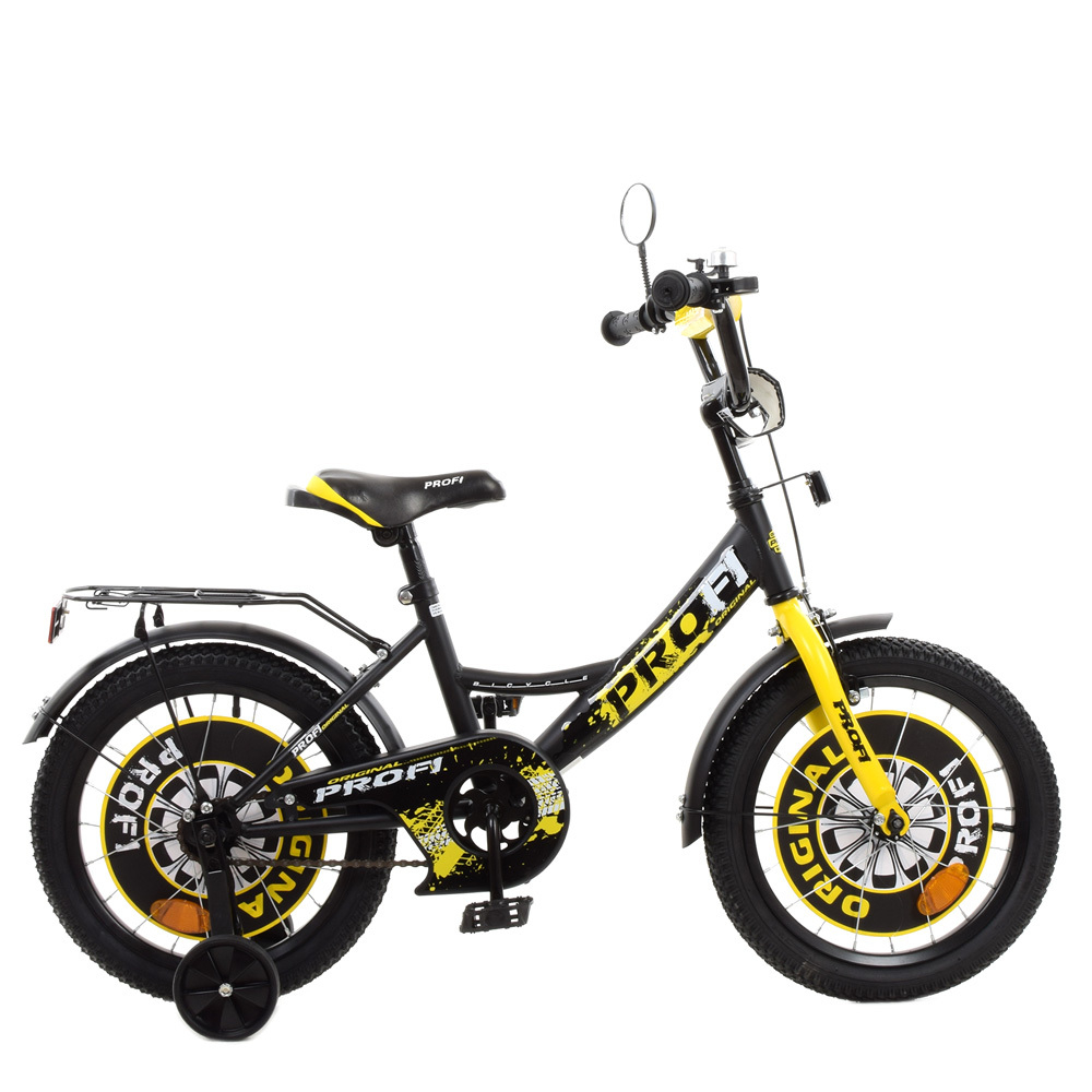 Детский велосипед Profi Original Boy 16 дюймов с багажником Y1642-1, Y1643-1, Собран на 75%