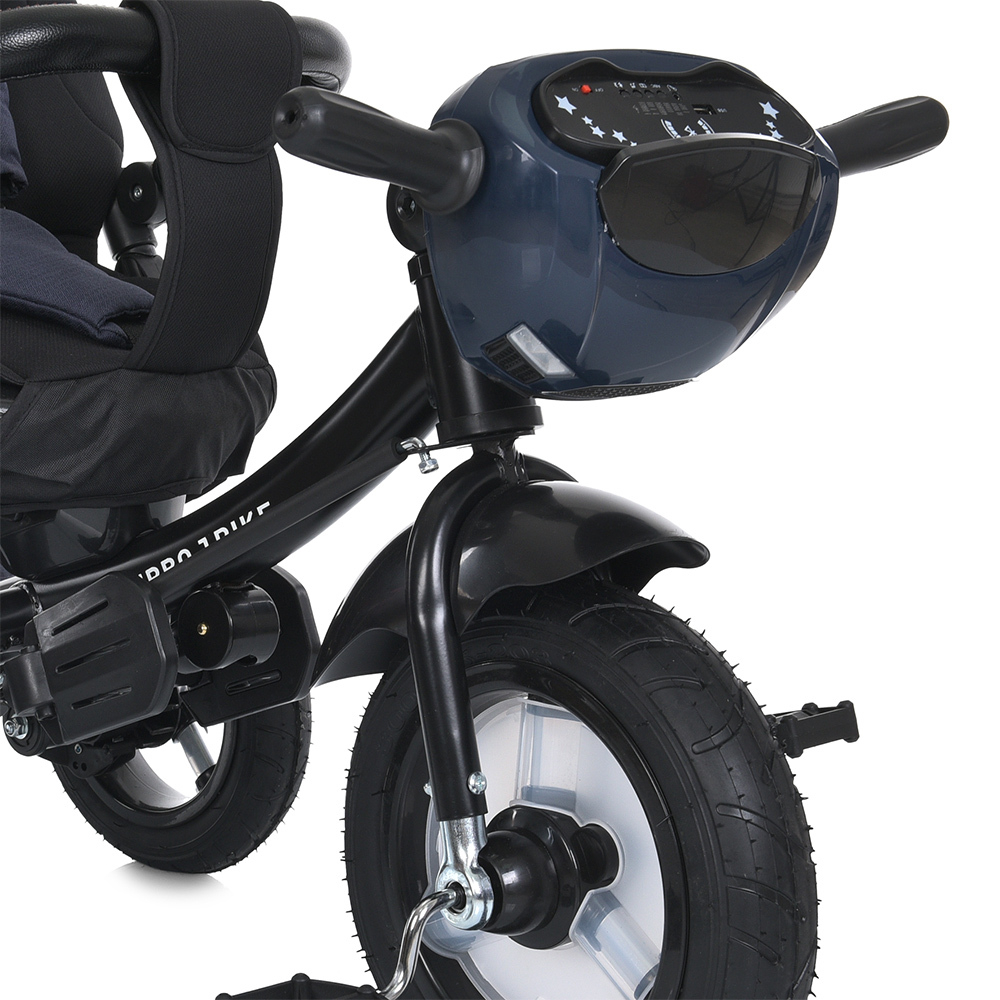Дитячий триколісний велосипед Turbo Trike MT 1007 гумові колеса