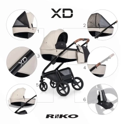 Универсальная коляска 2 в 1 Riko XD PRO