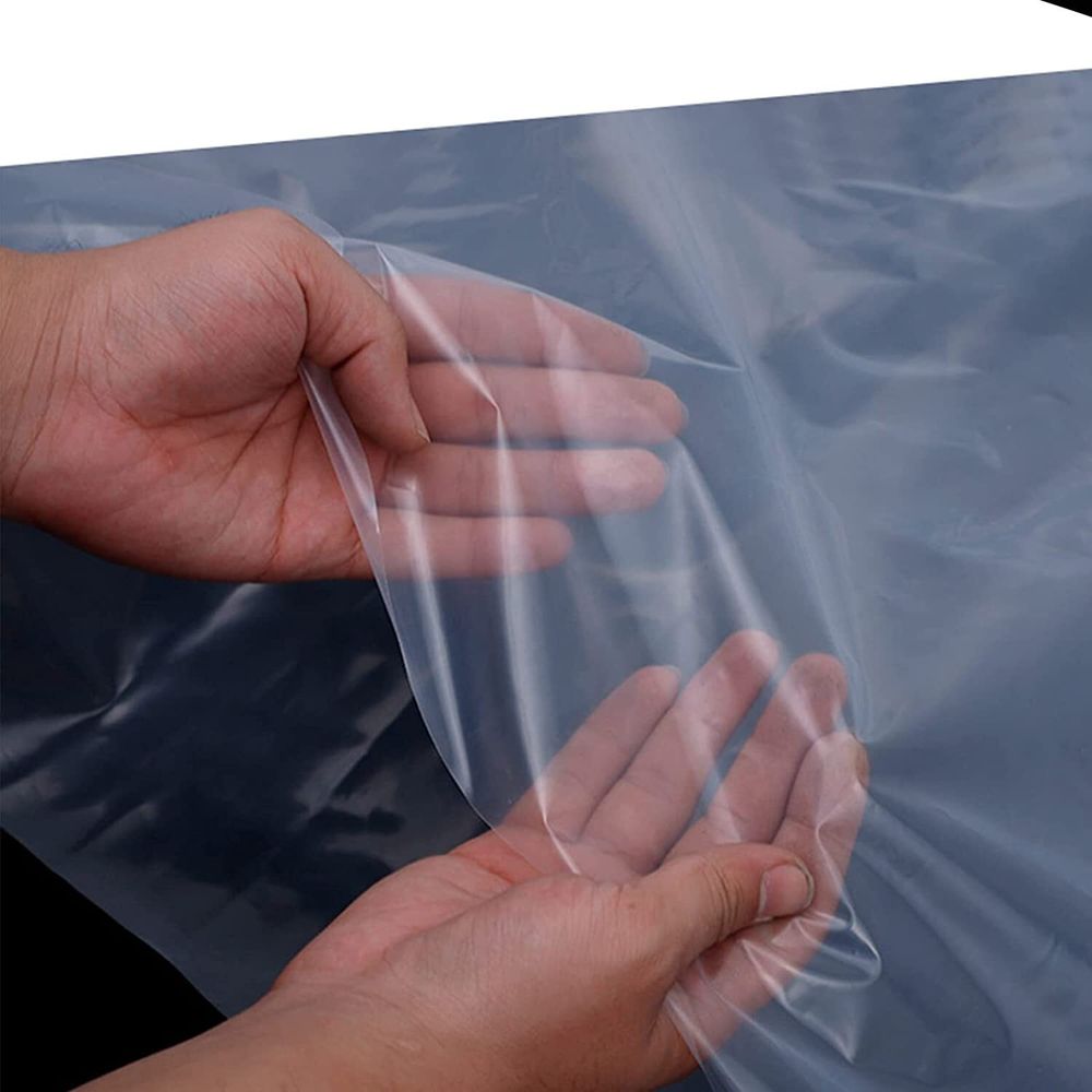 Пленка белая, 80мкм, 6м/50м. Прозрачная (парниковая, полиэтиленовая)