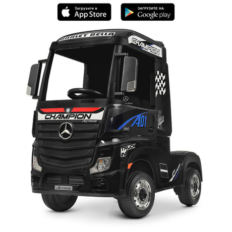 Детский электромобиль грузовик Mercedes Actros M 4208EBLR-2