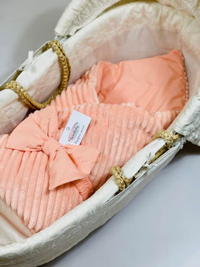 Конверт-плед з бантом, плюш, 80*80 см ТМ "Ua"