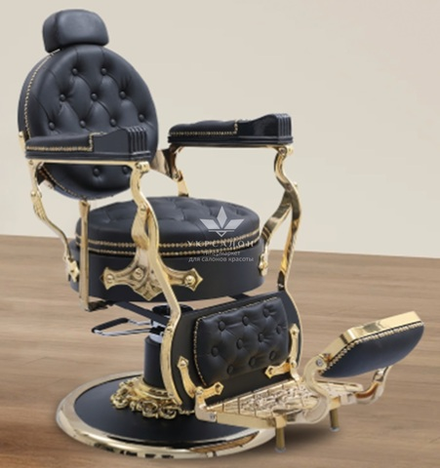 Перукарське крісло Barber Vintage Gold