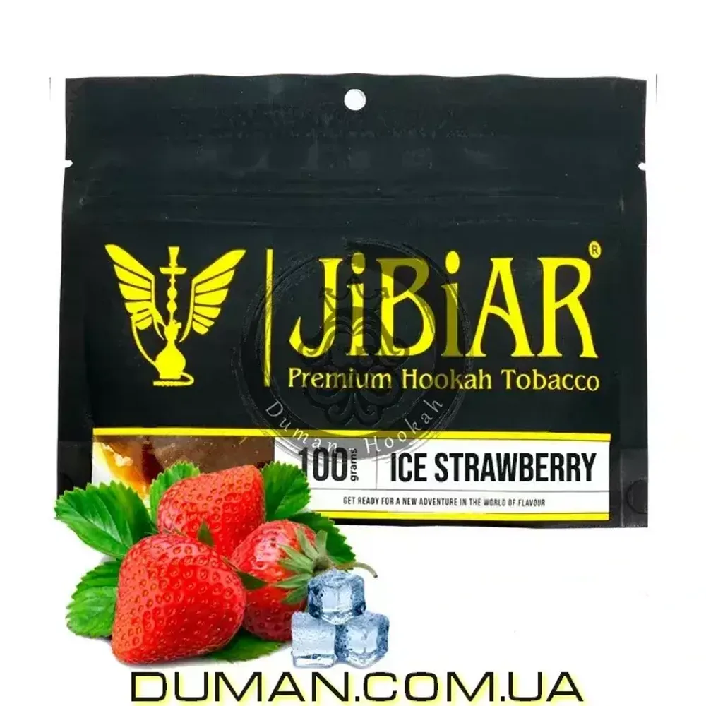 JiBiAR  Ice Strawberry (Джибиар Лед Клубника) 100g | Срок годности. УЦЕНКА