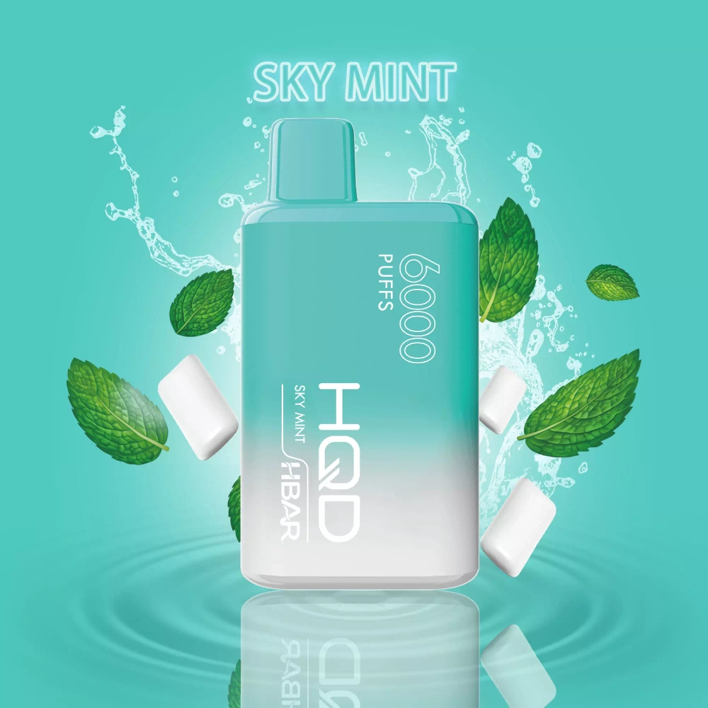 HQD HBAR 6000 Sky Mint 5% nic