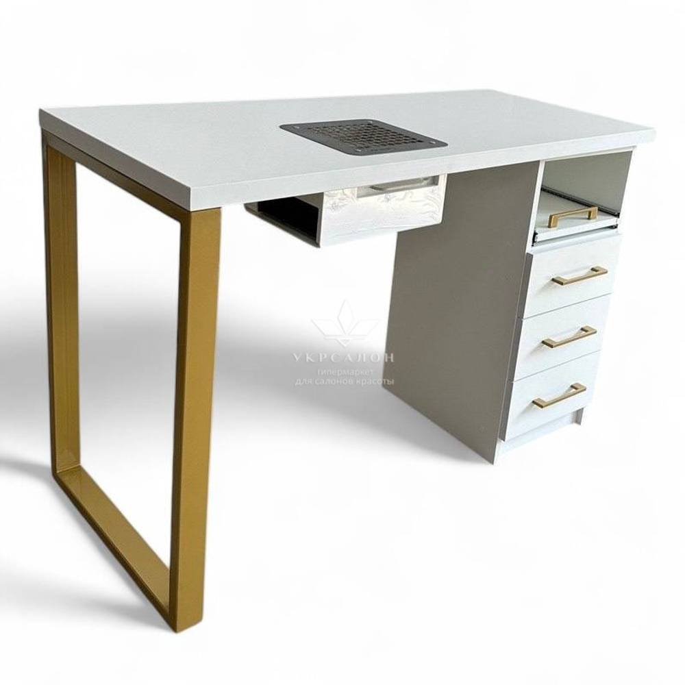Маникюрный стол Mark SM-100 с вытяжкой и металлической ножкой