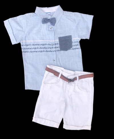 Костюм 2в1: теніска, шорти, бавовна, котон ТМ "Kumru"