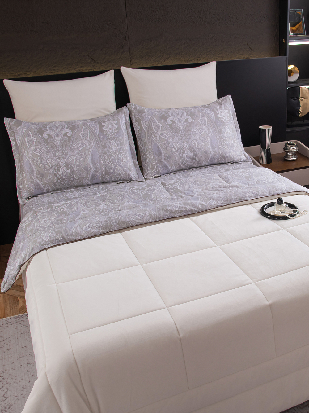 Комплект постельного белья Сатин Velouria Luxe с Одеялом VL002