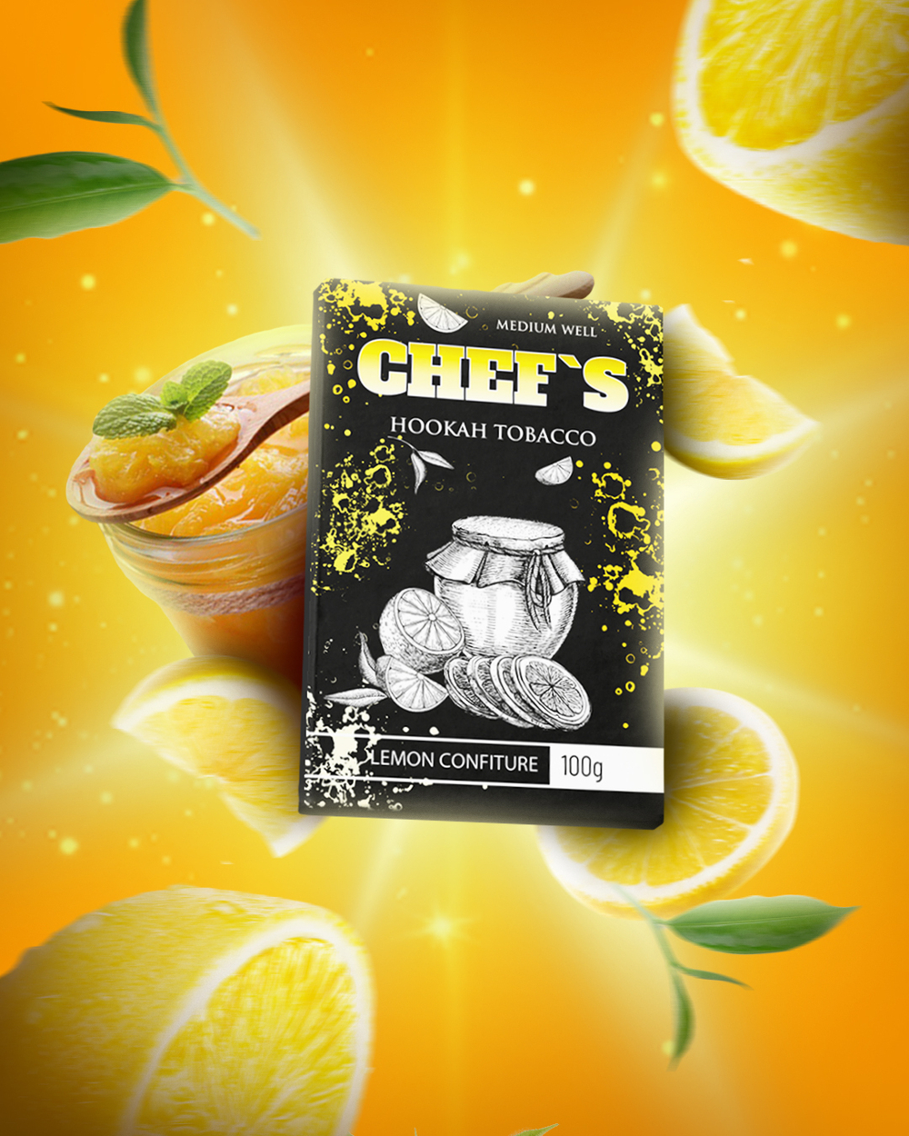 Табак для кальяна Chef’s Lemon Confiture (Лимонный Джем)