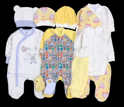 Гарний набір одягу для новонароджених, якісний одяг для немовлят, зима або демісезон (осінь, весна), зріст 56 см, бавовна