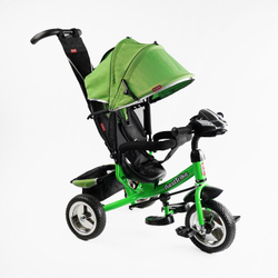 Дитячий триколісний велосипед Best Trike 6588 піна/фара, з батьківською ручкою