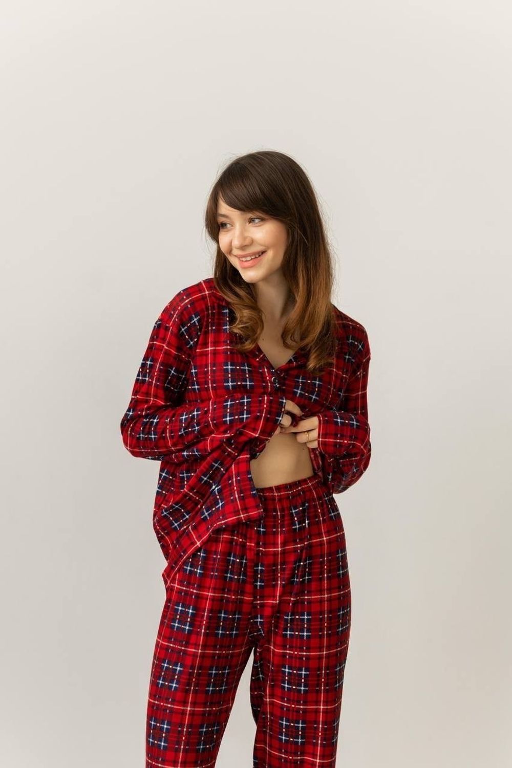 Піжама  в клітинку