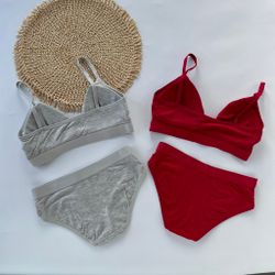 Комплект в рубчик зі сліпами